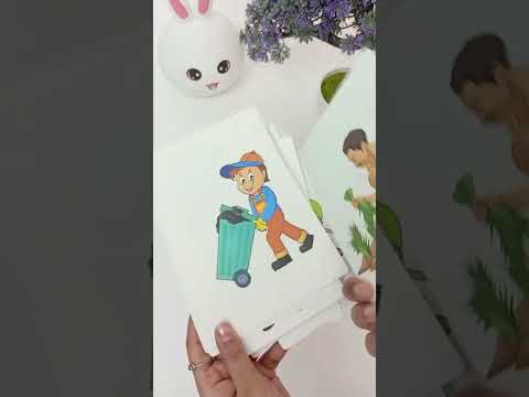 PiK A BOO Community Helpers Flash Cards | Early Learning for Kids (Set of 18)