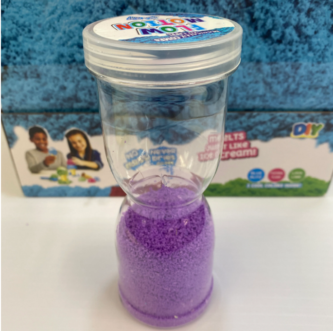 PiK A BOO Hourglass Flow Motion Timer – Colorful Sand Sensory Toy for Kids
