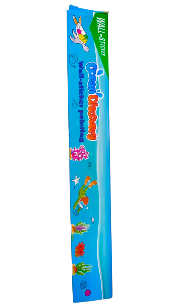 Coloring Wall Poster – Ocean Discovery Roll | Mess-Free Drawing Activity