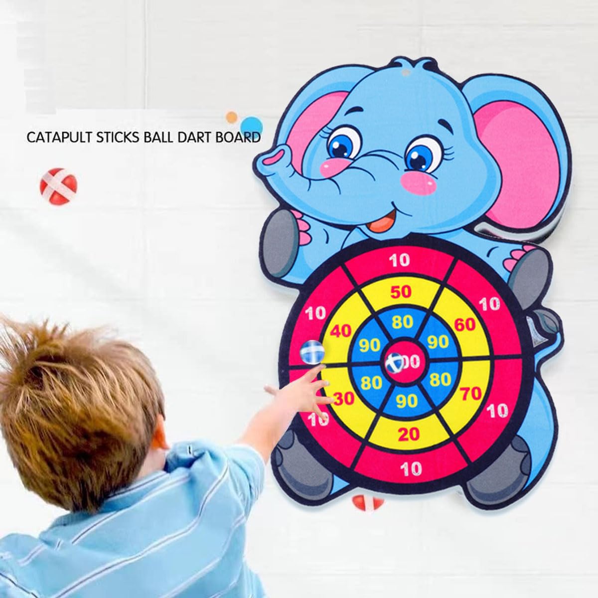 Felt Dart Board Game – Indoor Fun with Velcro Balls