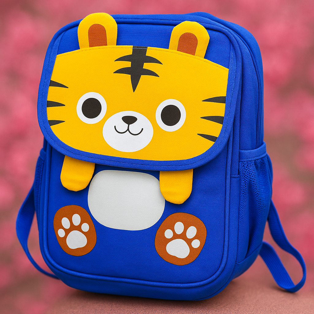 Tiger Flap Bag for Kids – Cute & Spacious Animal Design