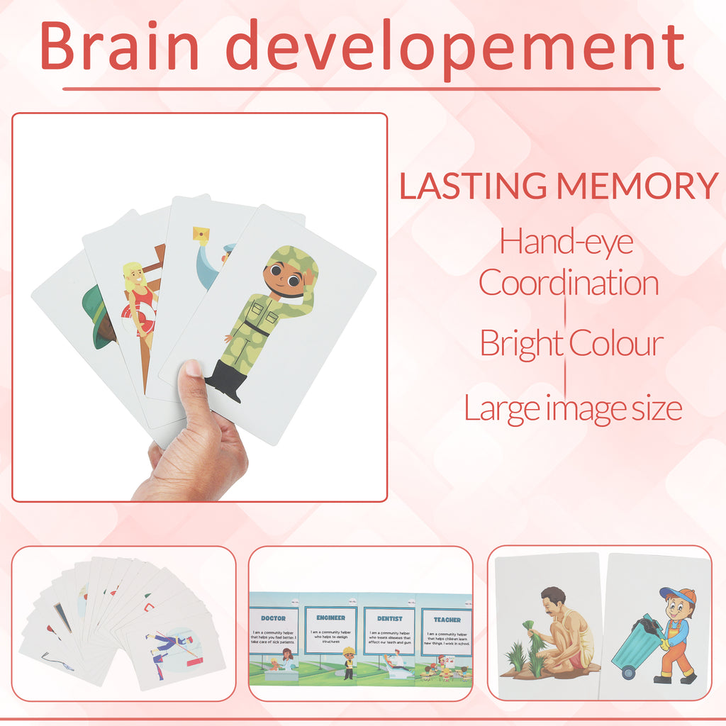 Community Helpers Flash Cards | Early Learning for Kids