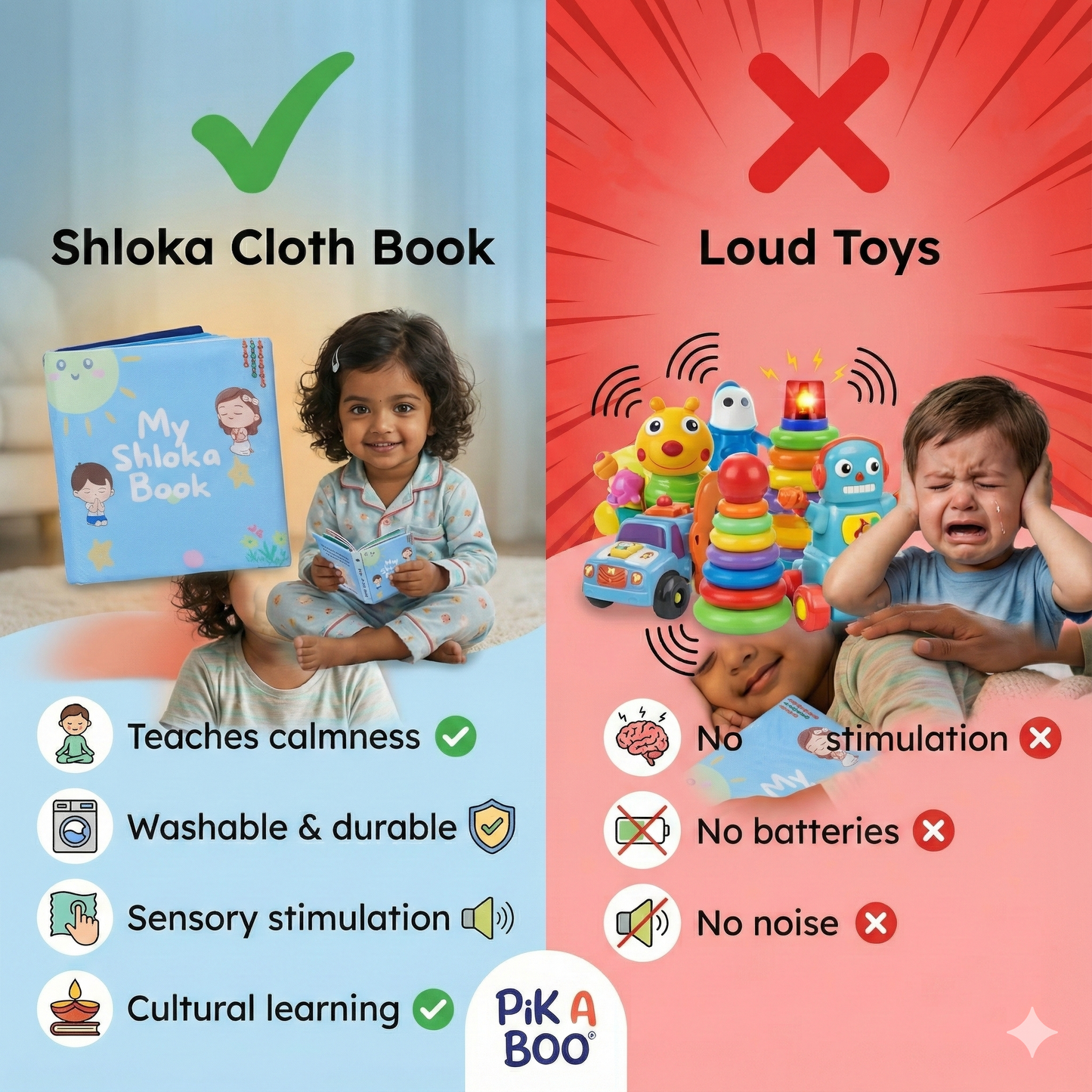 Indian Shloka Cloth Book with Meanings (0-6 Yrs)