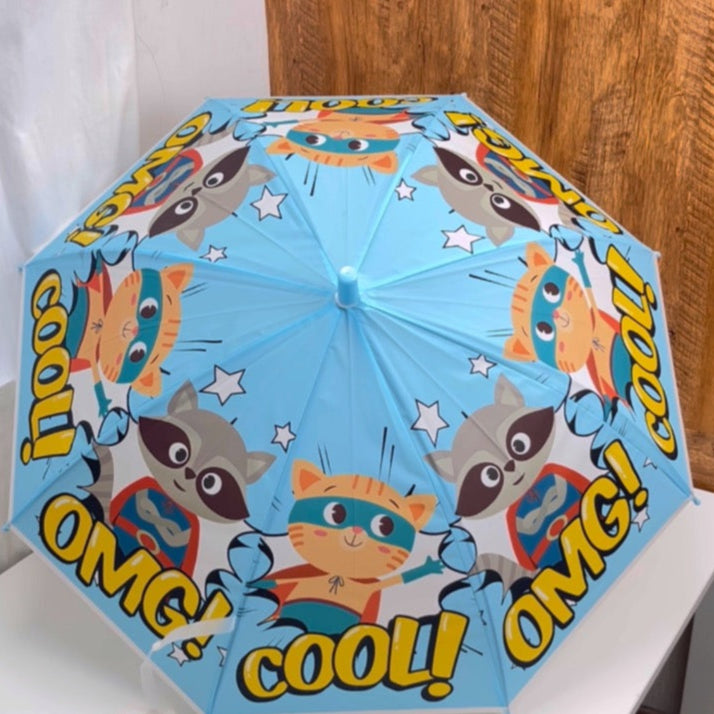 Kids Umbrella For Rainy Season Girls Boys