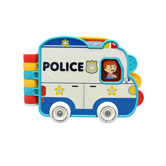 PiK A BOO Learning Sound Car Fun Book – “Beep Beep Car” | Soft Activity Book for Babies & Toddlers