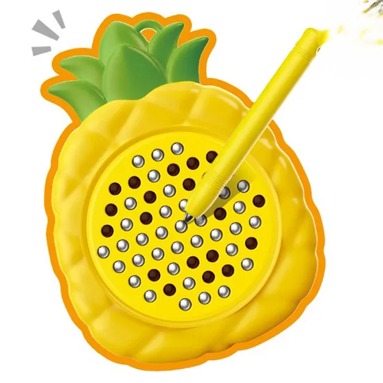 Pineapple Magnetic Dot Drawing Keychain Toy