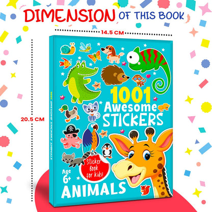 1001 Awesome Stickers  - Animals
