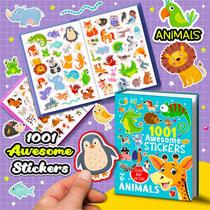 1001 Awesome Stickers  - Animals