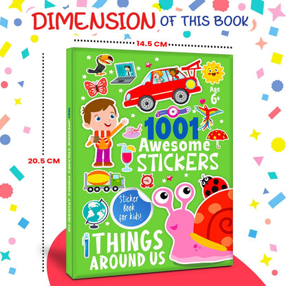 1001 Awesome Stickers - Things Around Us