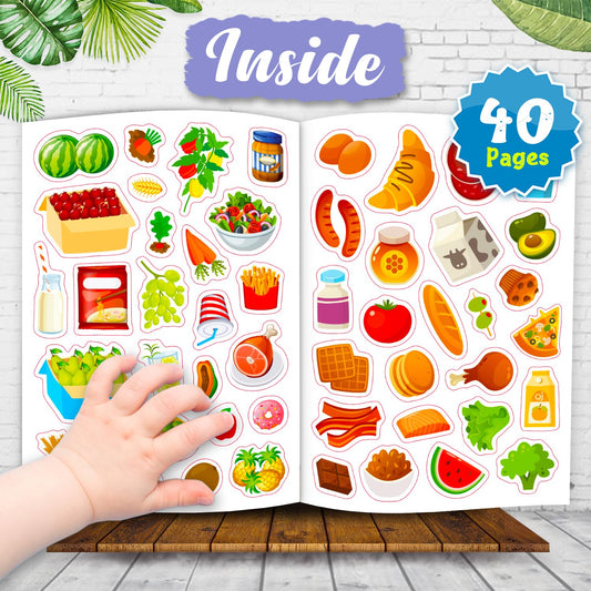 1001 Awsome Stickers  - Foods