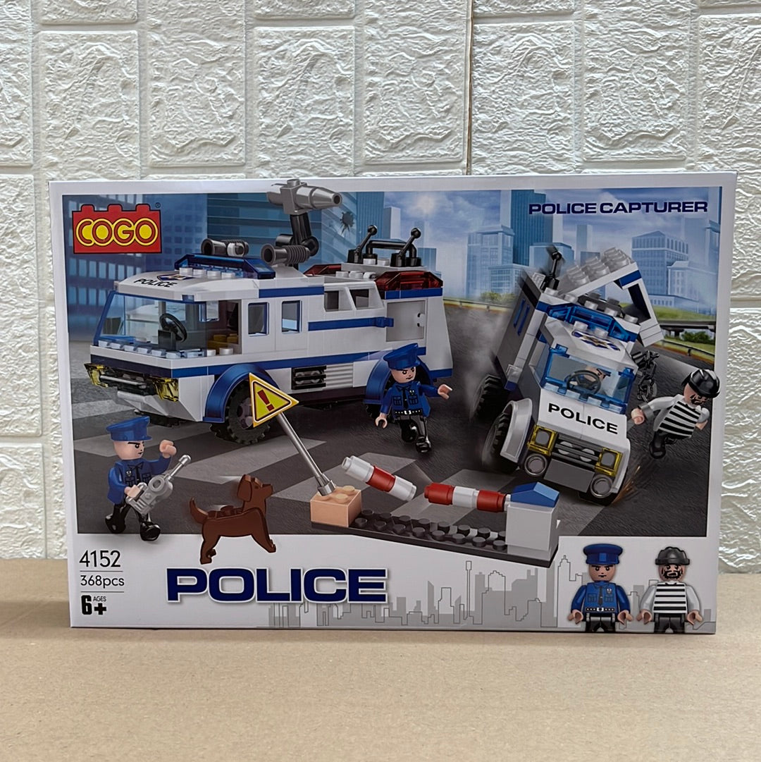 Police Brick Building Puzzle Game