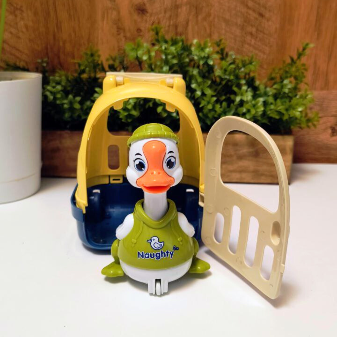 Mini Duck Push Pull Inertia Car Toy For Kids