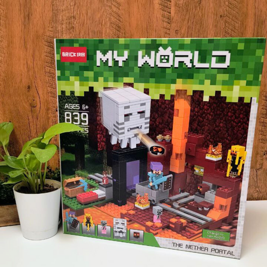 Minecraft The 839 Building Kit Bricks Toy (476 Pieces)
