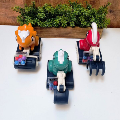 Dinosaur Engineering Inertia Toy Construction Vehicles For Kids