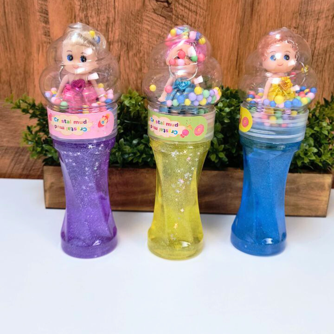 Tall Doll Crystal Slime (1 pcs Assorted Color)