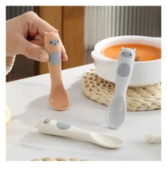 Soft Silicone Baby Feeding Spoon - Food Grade, Gentle on Gums, Easy to Clean