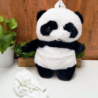 Cute panda Soft Plush backpack for kids