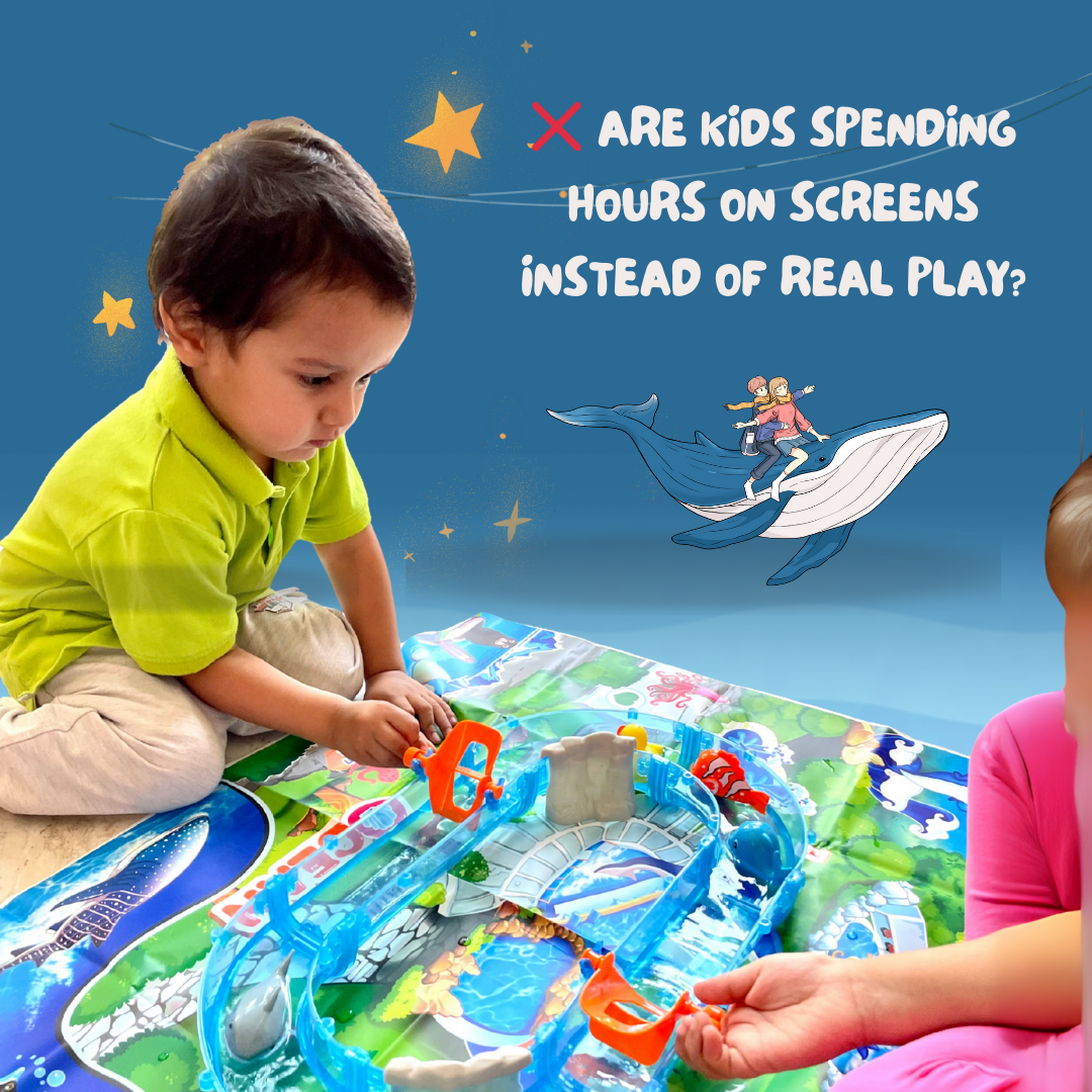 Ocean Track Water Slide Free Water Magic Book Themed Fun for Kids