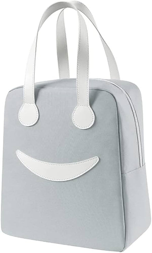Smiley Lunch Bags for All Ages | Fun & Versatile Insulated Bags