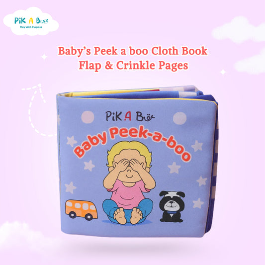 Peek-a-Boo & Shloka Baby Books | Soft Cloth Combo for Early Learning 0-6 Years