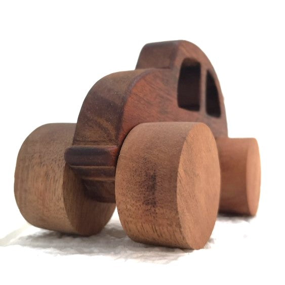 PiK A BOO Wooden Car with Tyres – Fun & Safe Playtime for Little Racers