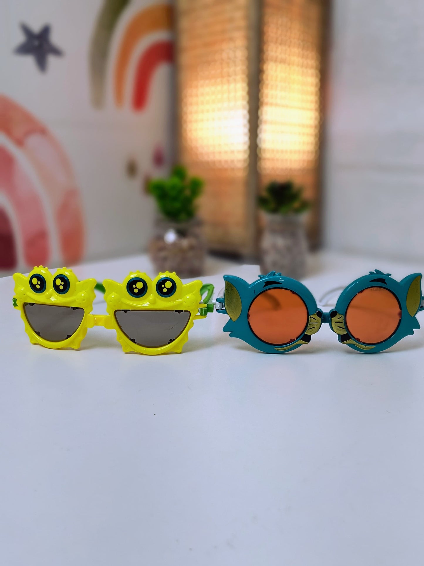 Foldable Funny Fish Animal Birthday Party Goggles – Popper Shades & Fun Photo Props for Kids of All Ages