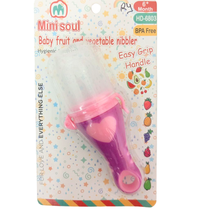 Fresh Food Nibbler With Rattle For Babies