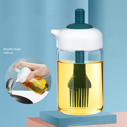 Two-in-One Olive Oil Dispenser Jar – Pour & Store Easily