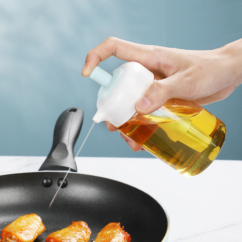 Two-in-One Olive Oil Dispenser Jar – Pour & Store Easily