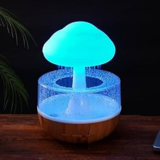 Rain Cloud Relaxing Raindrop Sound and Light, Multiple Color Changing