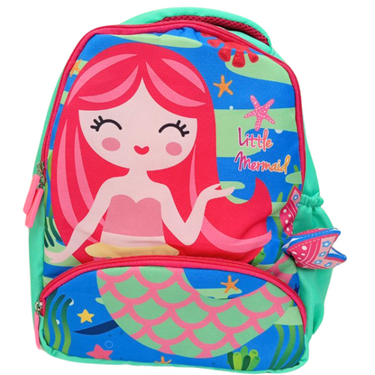 3D Space/Unicorn Design Backpack with Front Pocket for Kids