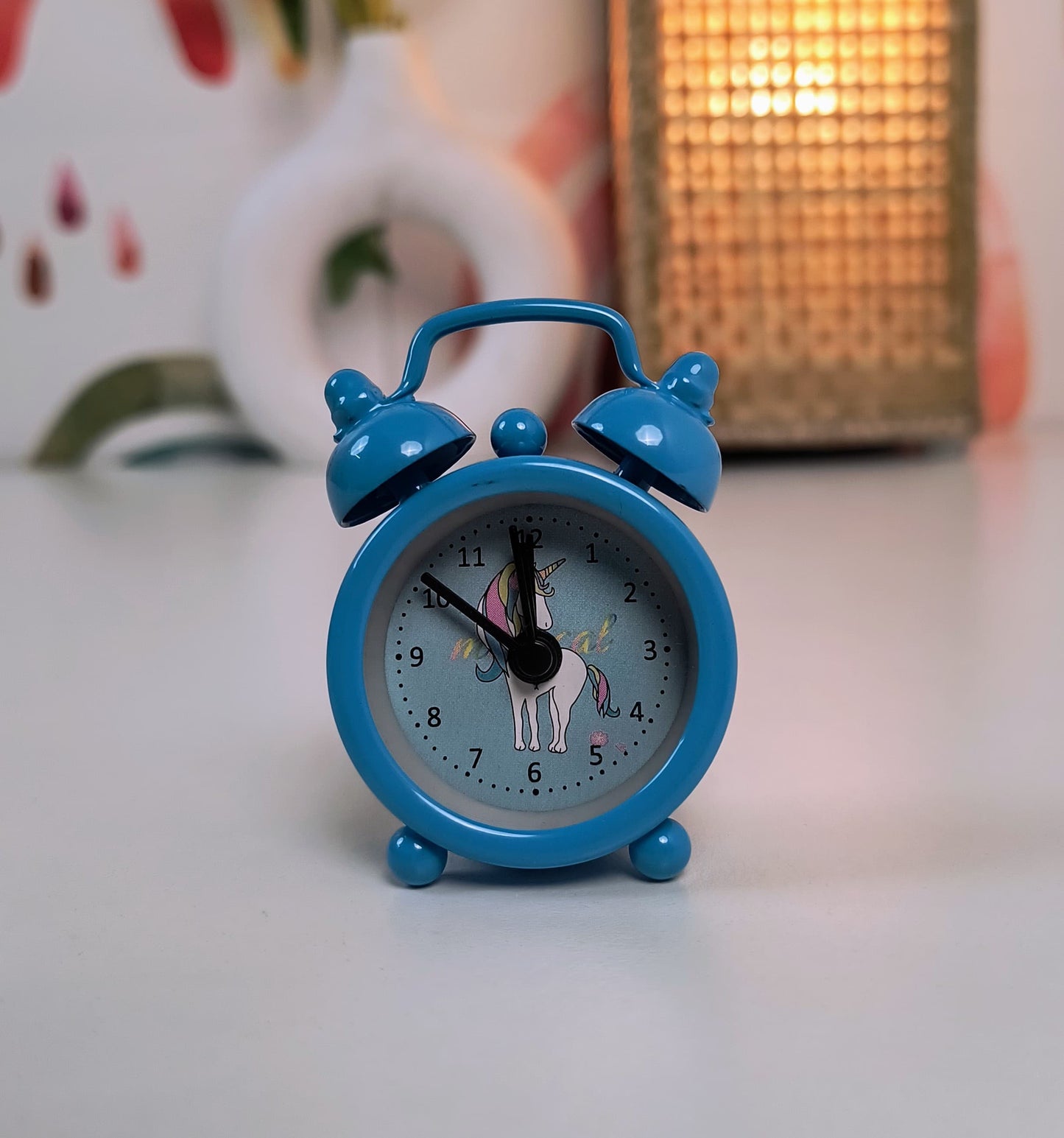 Mini Analog Alarm Clock: Perfect Study Table or Bedroom Gift for Kids Students, Men & Women (AC12/13)