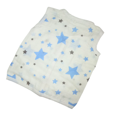 Newborn babies Jhabla: Star Print Cotton (0 - 6 Month)