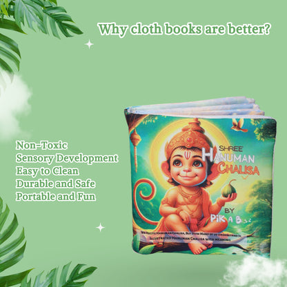 English  Hanuman Chalisa Cloth Book  for Kids & Adults