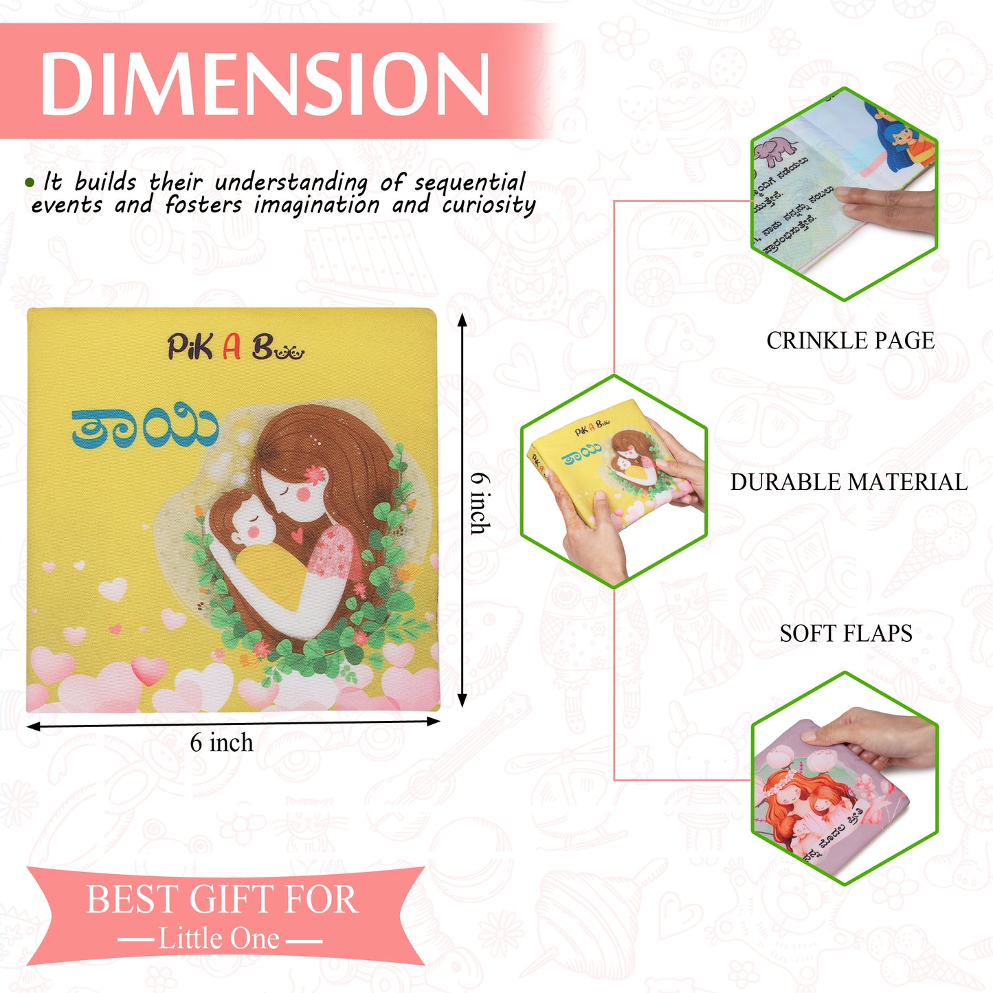 Kannada Learning Book for Babies - Soft & Tear-Proof (0-6 years)