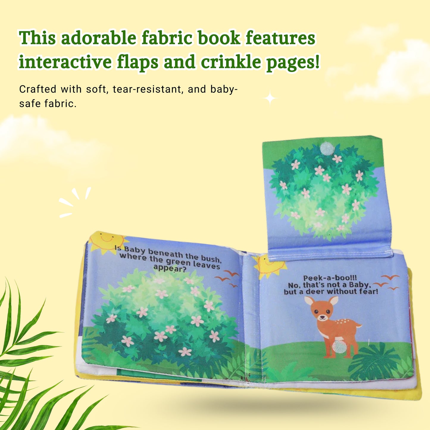 Peek-a-Boo & Shloka Baby Books | Soft Cloth Combo for Early Learning 0-6 Years