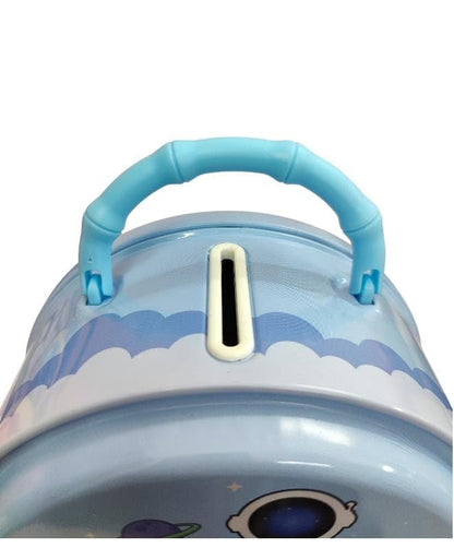 Space Piggy Bank with Number Lock for Kids