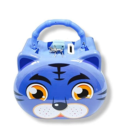 Metal Tiger Design Money Saving Bank for Kids