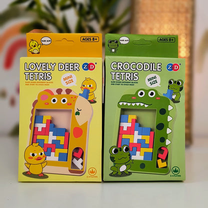 Animal Tetris Puzzle Game – Logic Toy for Kids