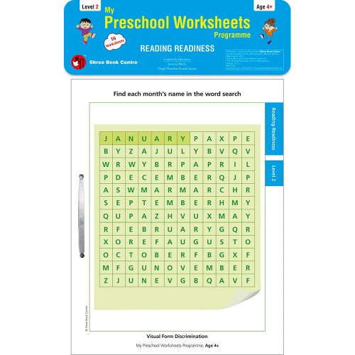 My Preschool Worksheets Programme 4 Years and Above