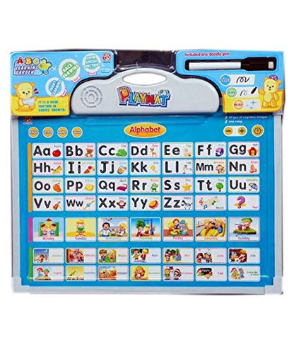 2 in 1 Musical Sound Reusable Activity Board with Drawing Slate and Doodle Pen for Kids