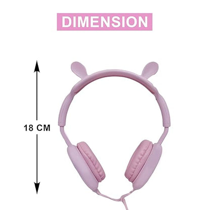 Cute Animal Cartoon Earphones Ages 4+ | Wired Kids Headphones With Mic