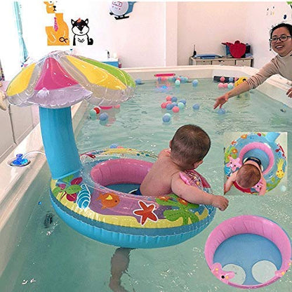 Umbrella Shape Swimming Float Inflatable Baby Water Float Seat Boat Pool Toy Toddler