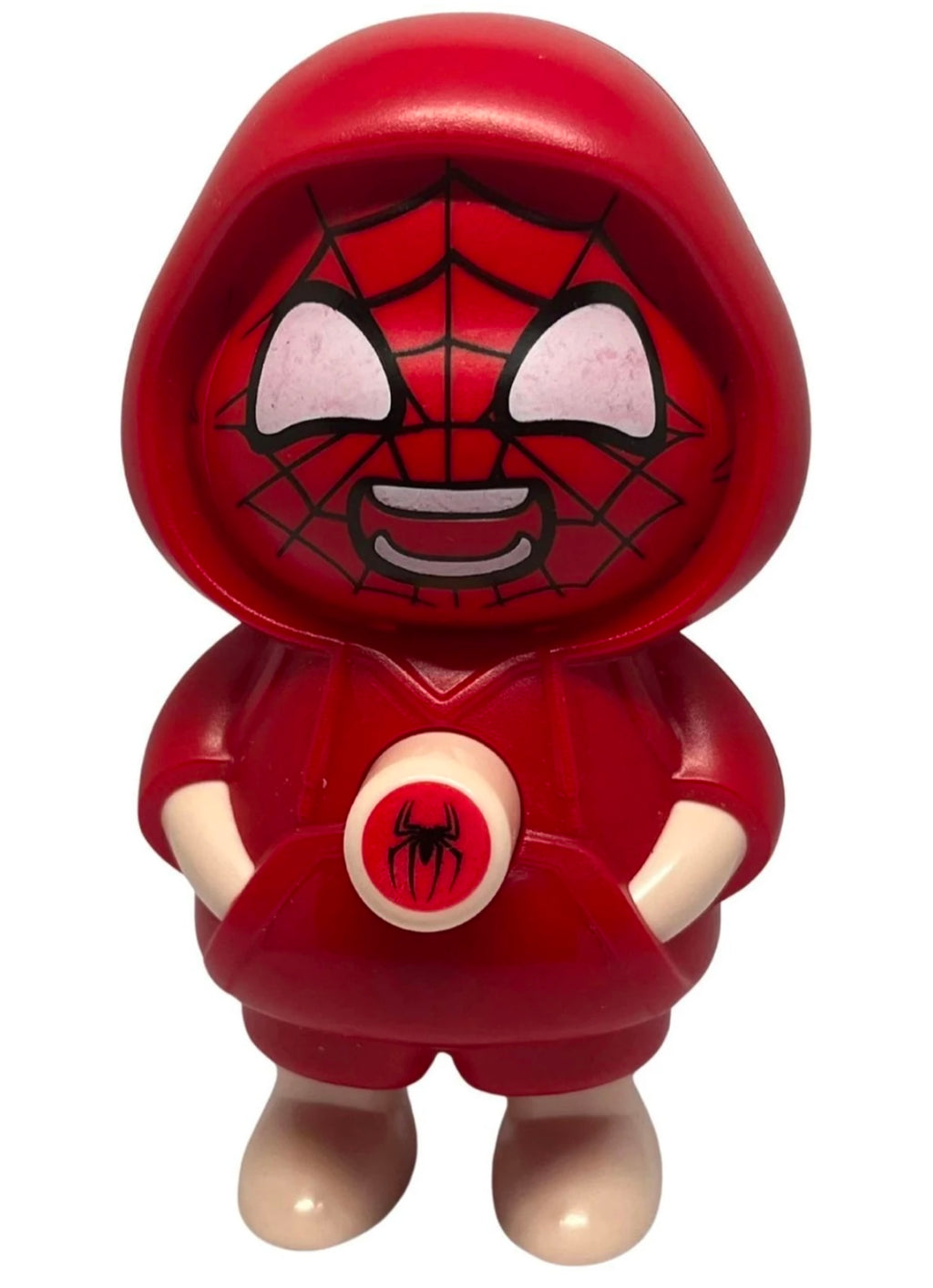 Red Spider Face-Changing Keychain – Cartoon Flip Toy for Kids & Collectors
