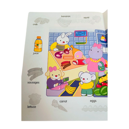 My First Words Sticker Book with 190 stickers