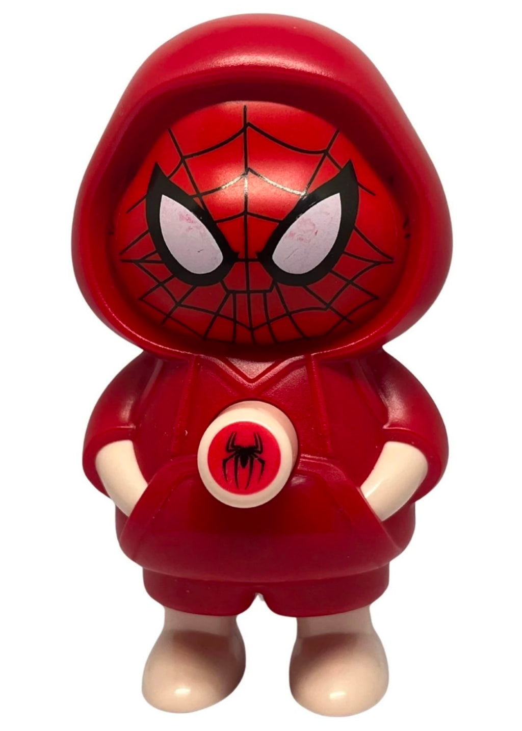 Red Spider Face-Changing Keychain – Cartoon Flip Toy for Kids & Collectors