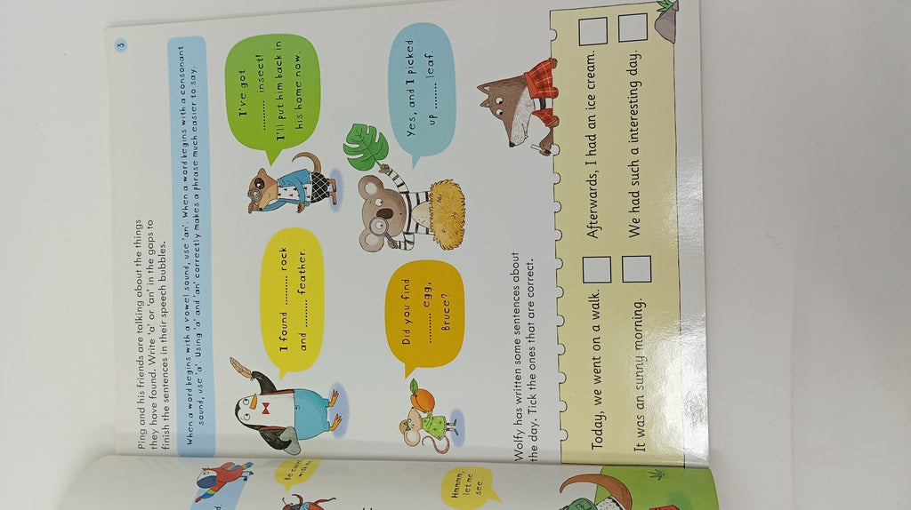 New book slight wear and tear ||  Wipe-Clean Grammar And Punctuation 7-8 Years