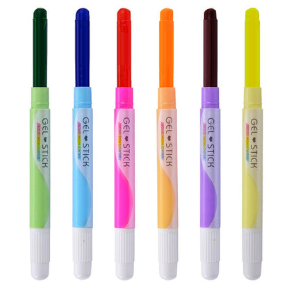 6-Color Highlighter Pen Set – Cute, Smooth & Bright Multicolor Markers