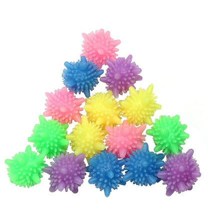 Washer Balls, Reusable Tangle-Free Eco-Friendly Laundry Scrubbing Balls, Solid Colorful Laundry Washing Balls Enhance Your Machine Cleaning Power (4  Pcs)