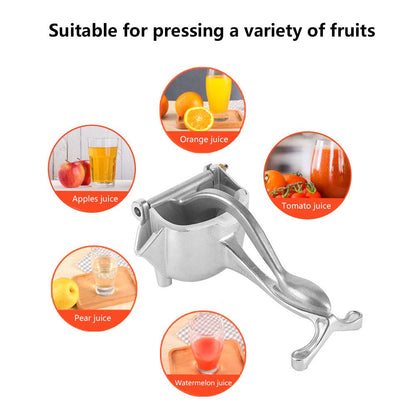 Juicer Master Hand Press-Squeeze Deluxe – Heavy-Duty Manual Citrus Juicer
